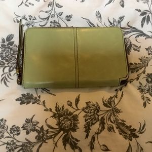 Hobo International Rave Zip Around Wallet in Polished Leather